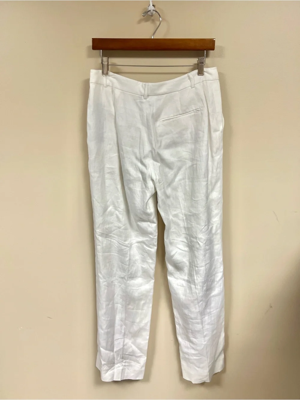 Chaps lined linen trousers pants size 8